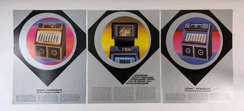Rowe jukebox flyers original - jukebox,