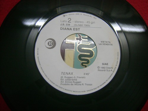 Diana est tenax raro - 45, giri