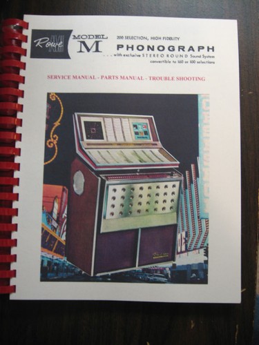 Manuale jukebox modello rowe - jukebox,