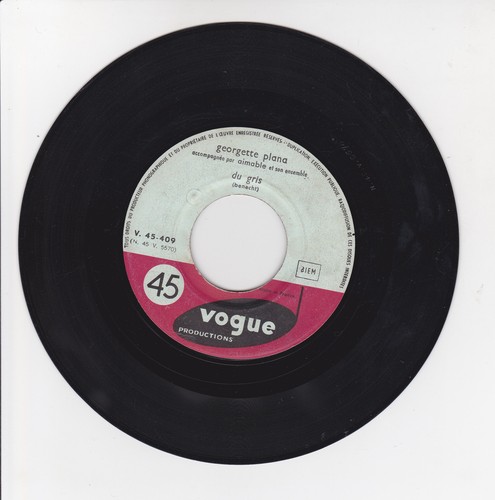 Georgette plana vinile giri - vinile, 45